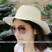 Unisex Summer Beach Casual Sun Hat Homburg Hats Trilby Fedora Straw Wide Brim PT  eb-11255245